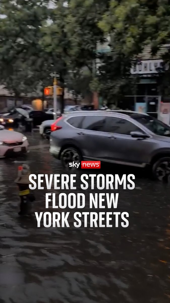 Intense storms have swept through New York City, causing flash flooding, damage and travel disruptions.