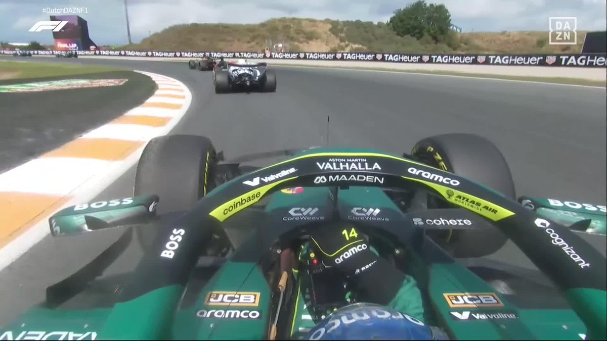 El AMR26 empieza a dar juego 🍿 Alonso por fin puede luchar. Y se nota. Menudas batallitas en la sprint 🙌 #DutchDAZNF1 🇳🇱