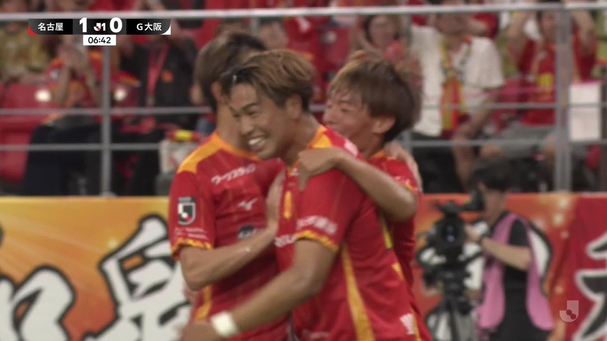 🎦 ゴール動画 🏆 明治安田Ｊ１リーグ 🆚 名古屋vsＧ大阪 🔢 1-0 ⌚️ 7分 ⚽️ 木村 勇大（名古屋） #Ｊリーグ