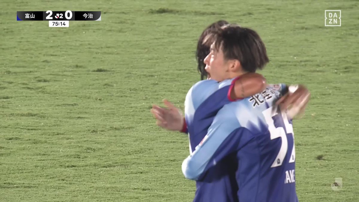 そこから狙うか👀 國武勇斗がハーフウェイラインから決めた 超絶ロングシュートがゴールに吸い込まれた！ 🏆明治安田J2リーグ第3節 🆚富山×今治 📺 #DAZN 配信中 #Jリーグ #だったらDAZN