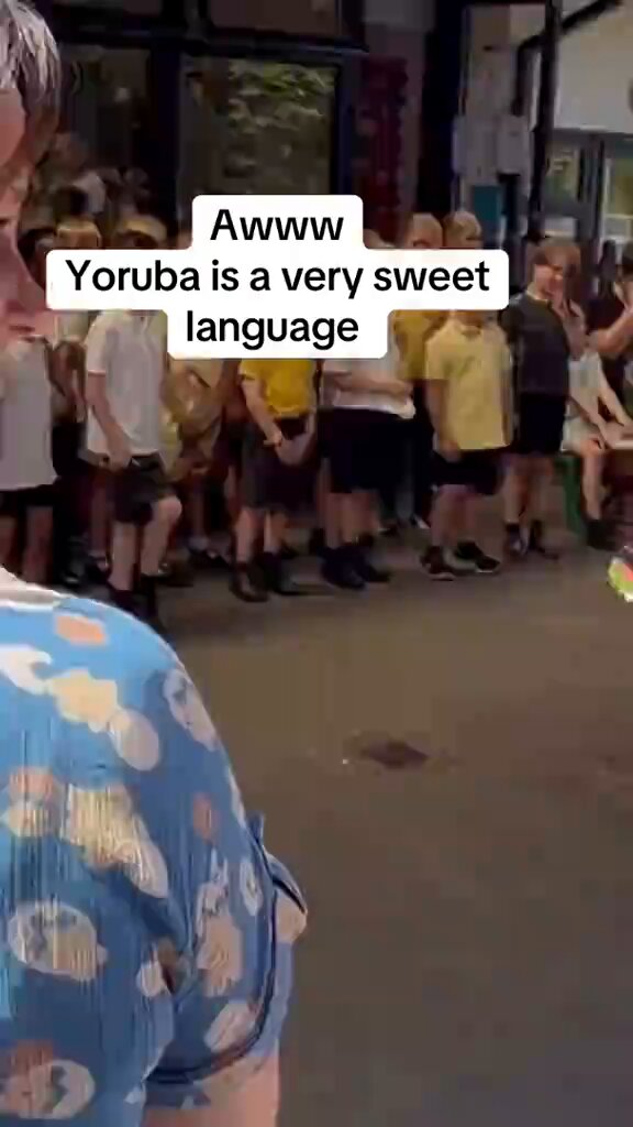 British children singing the timeless Yorùbá classic 'Lábẹ́ Igi Òròmbo'