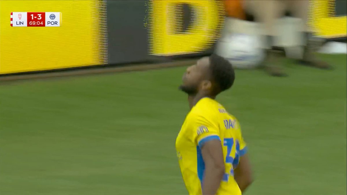 What a strike! 💥 Ebou Adams scores a ROCKET to extend Portsmouth's advantage against Lincoln 🚀