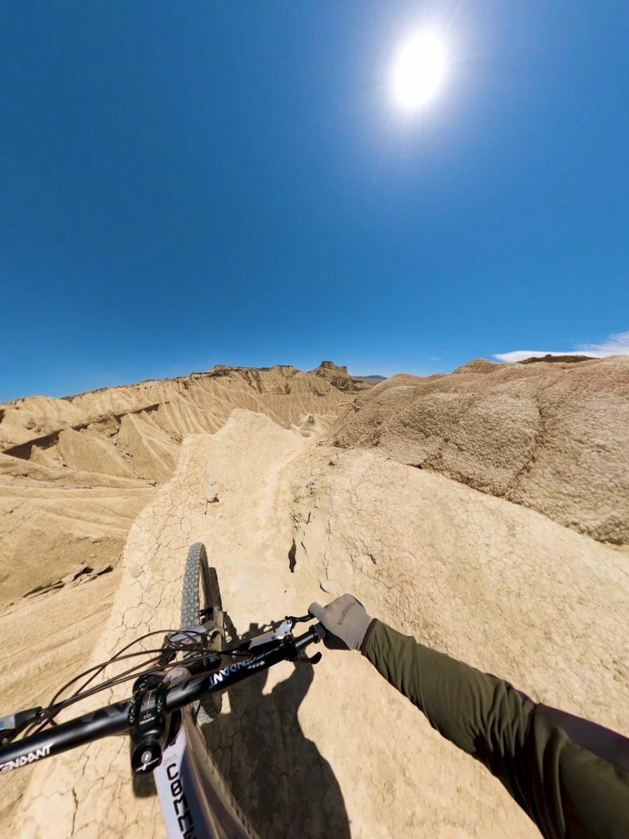 This formation was meant to be ridden 👏 POV from #GoProAthlete Antoni Villoni's #GoProMAX2—the only true 8K 360 camera. #GoPro #MTB #POV