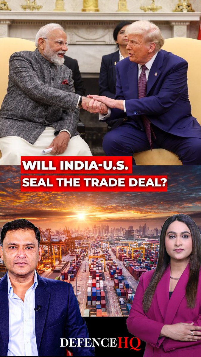 India-US Trade Deal: Who Needs Whom? India-US trade talks remain a key question as Prime Minister #NarendraModi is expected to visit the US later this year. But is India really as dependent on #American markets as it appears? With India expanding trade deals with the EU and other countries, the impact of limited access to the US market may be significant, but increasingly manageable. Watch the full discussion with Major Gaurav Arya (Retd) to understand India’s changing trade strategy and the bigger question: Who needs whom more, India or #America? Divya Kochar
