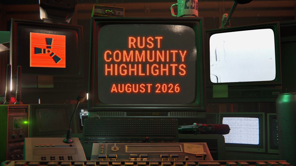 Check out this month's Rust Community Highlights submitted by creators BeccaSomething , Omni, Nikkimovement and Junin! 🎞️☢️📹 Tag any creators you think should be featured in future highlights!