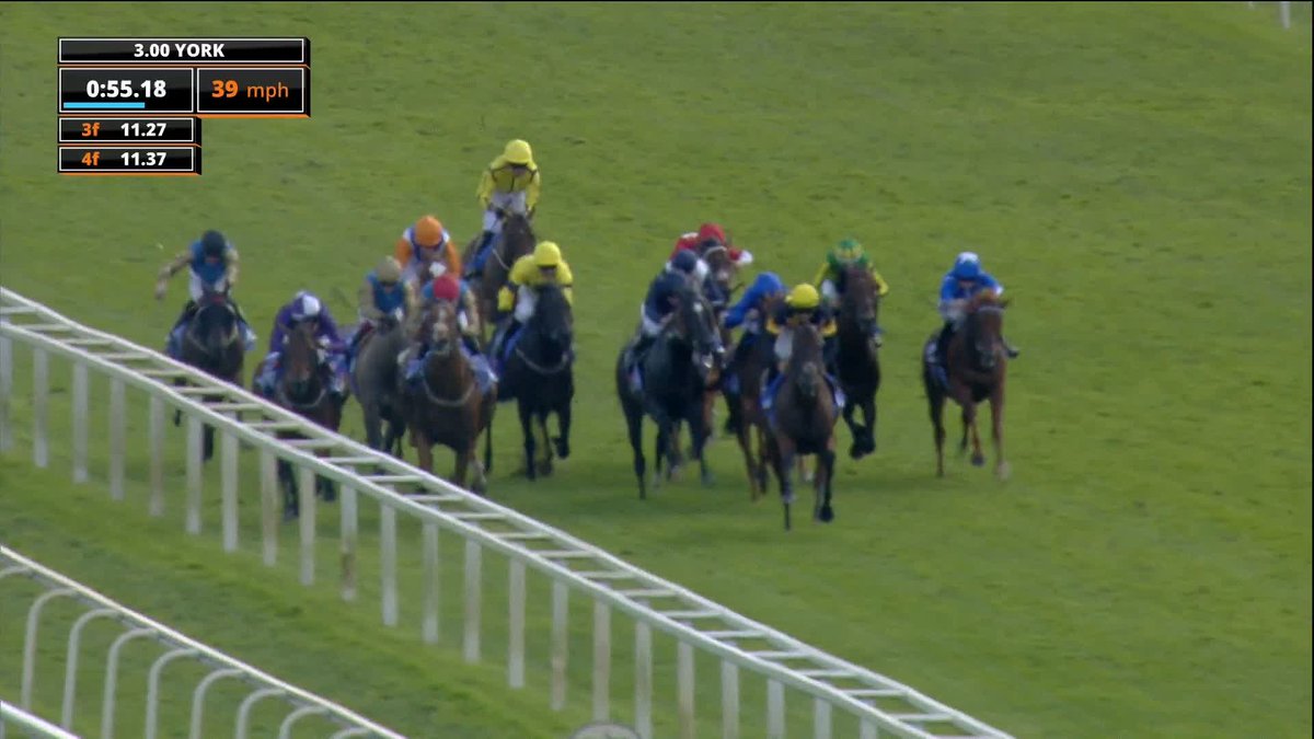 Notable Speech wins the Sky Bet City Of York Stakes 🏆 A winner for William Buick, Charlie Appleby & Godolphin 👏