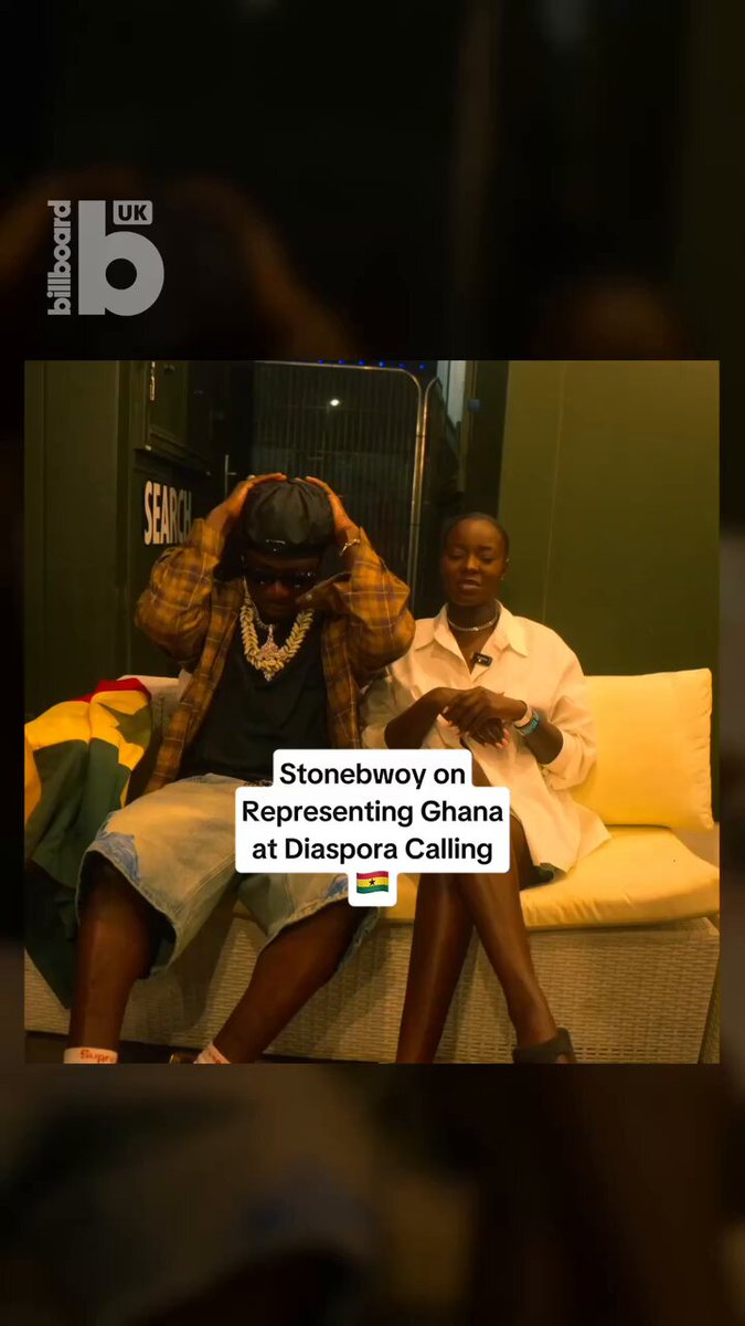 Billboard UK sat down with Stonebwoy backstage at Diaspora Calling to discuss the privilege of performing at the sprawling, diverse festival alongside Lauryn Hill, Erykah Badu and more. 🇬🇭