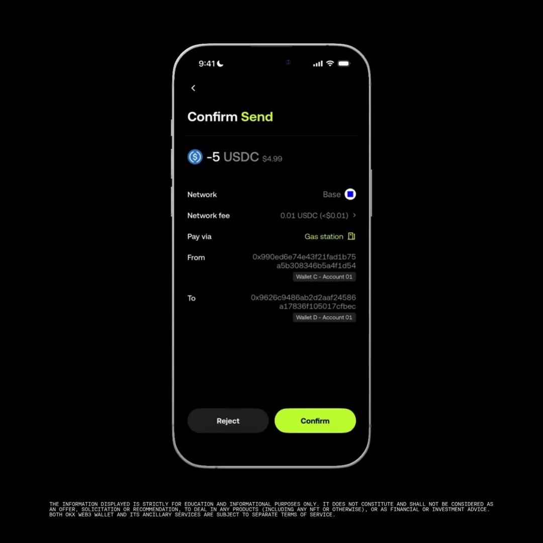 Trade without managing a native gas token on every network. Gas Station lets you pay fees with USDT, USDC, or USDG across 7 networks directly on our DEX. Try it: