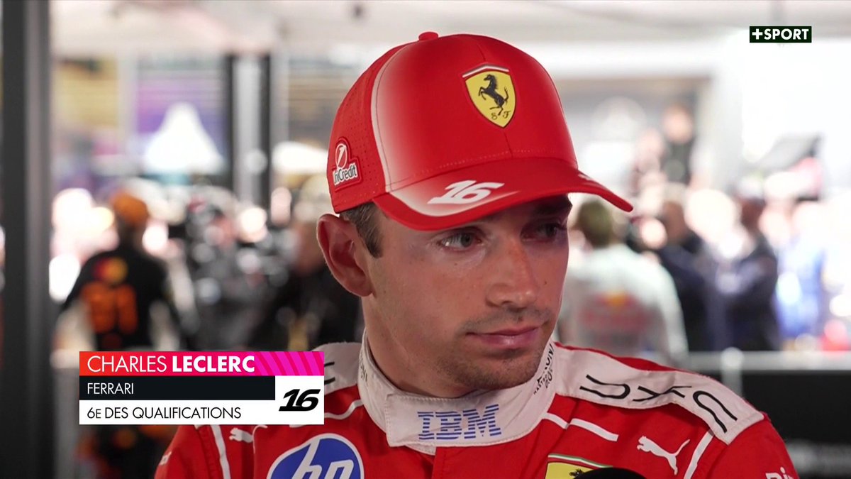 "Je ne pense pas qu'il y avait le potentiel pour la pole position mais on aurait pu faire un petit peu mieux." 😕 Charles Leclerc s'élancera depuis la 6e position demain. #DutchGP #F1
