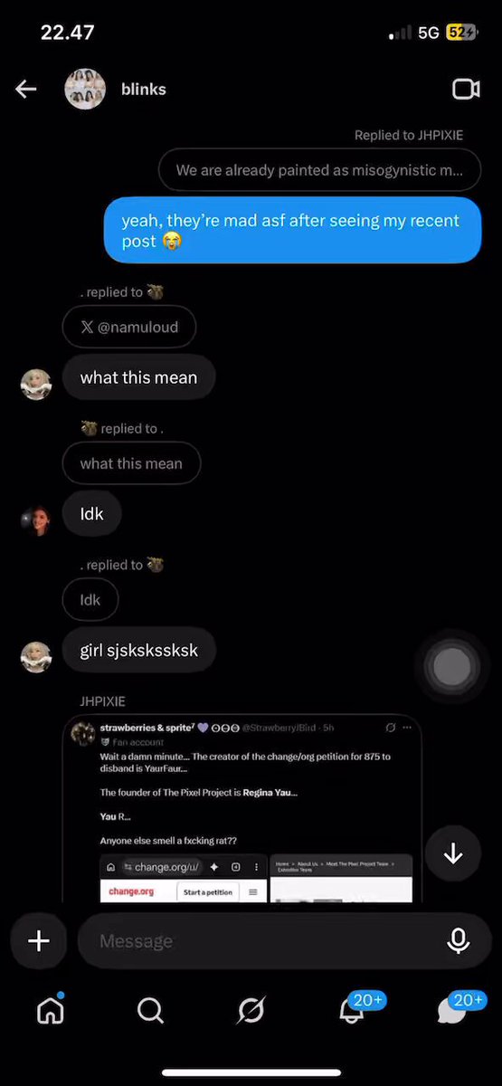 can you share a screen recording like this? show all the members’ profiles too. you’re just dumb asf, you just wanna see my downfall LMFAOO 😭😭