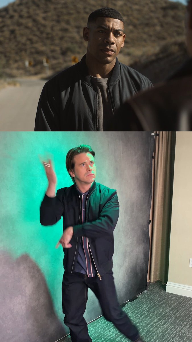 A little interpretive dance from #JasonRitter to capture the mood. #Lanterns