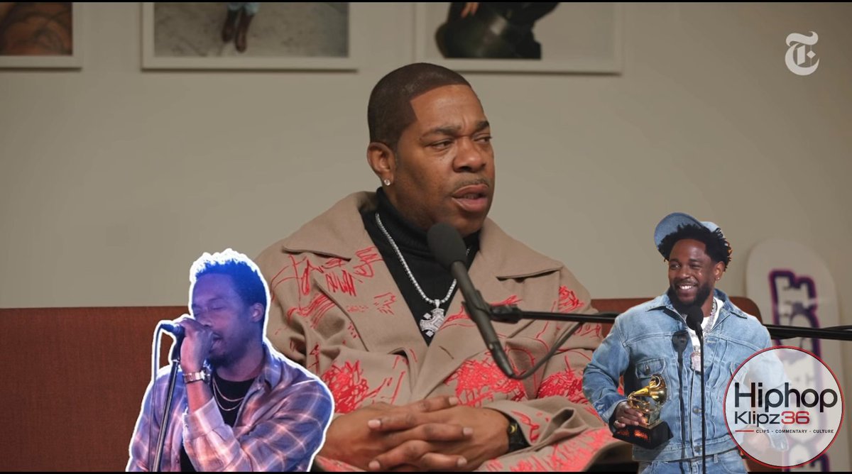 🎤 Busta Rhymes talks about who still inspires hims-New York Times 🗣️ “I’m inspired by Q tip, J Cole, Kendrick, Conway the Machine, Benny the Butcher” He also shouts out La Reezy La Reezy as the younger generation that shown the hunger 😋🍽️