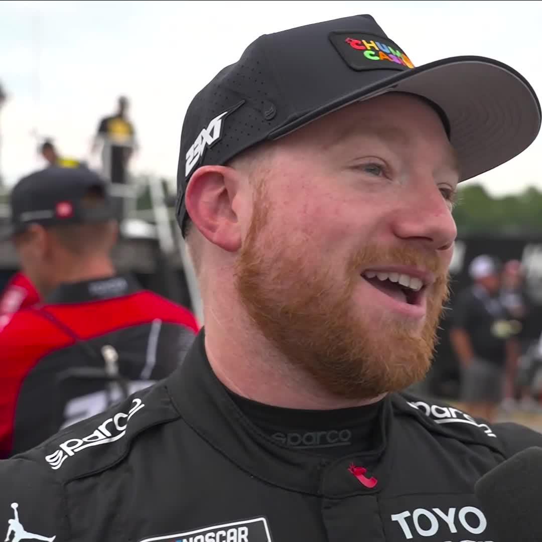 He committed and won the #BuschLightPole.