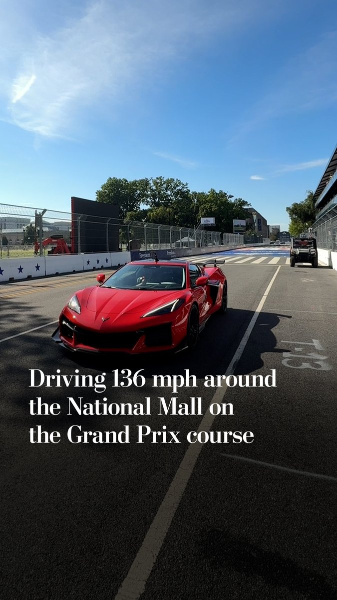 Post reporter Liam Scott got a high-speed preview of the Freedom 250 Grand Prix course around the National Mall. The 1.66-mile course runs through downtown Washington, passing several museums and monuments.