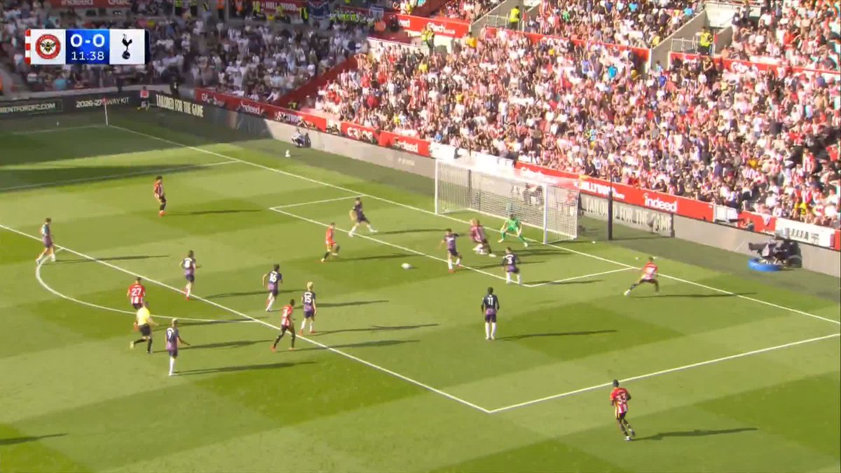 Keane Lewis-Potter scores Brentford's first goal of the new season! Brilliant play from record signing Mamadou Sangaré 👏