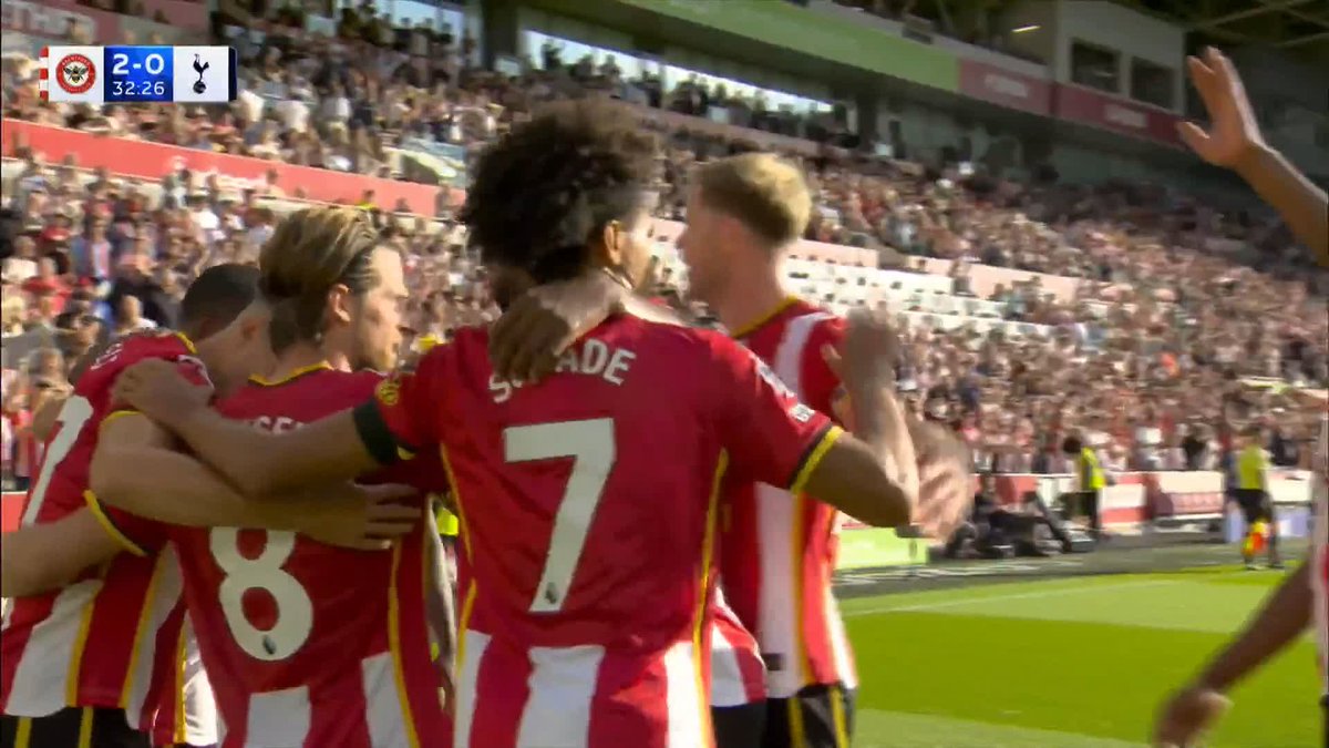 Vitaly Janelt doubles Brentford's lead! 🐝