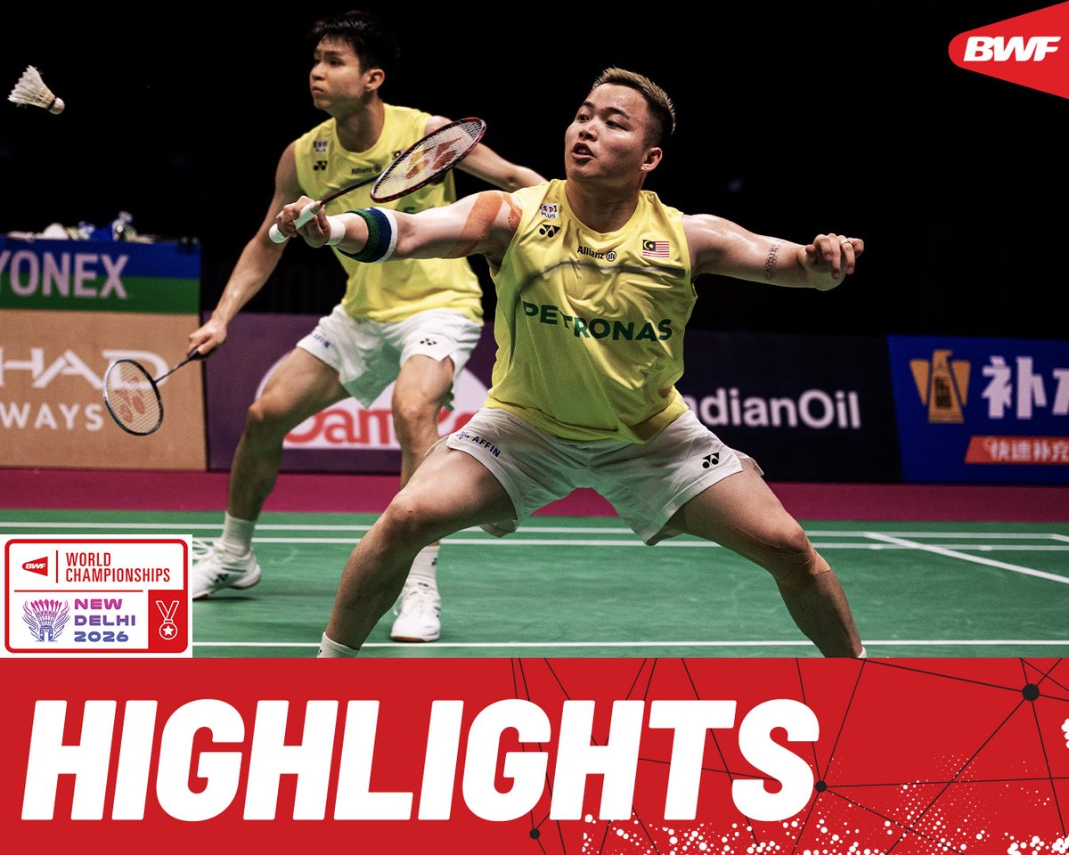 Top seeds Kim/Seo 🇰🇷 square off against Chia/Soh 🇲🇾. #BWFWorldChampionships #NewDelhi2026