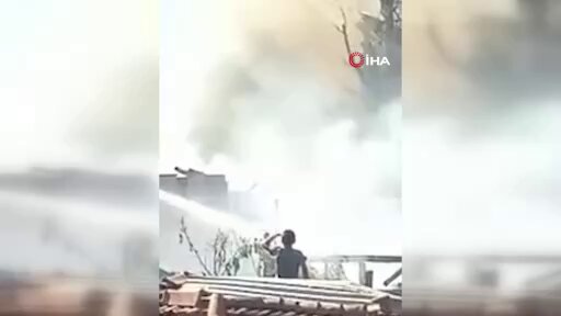 Bomba gibi patladı: Evler küle döndü