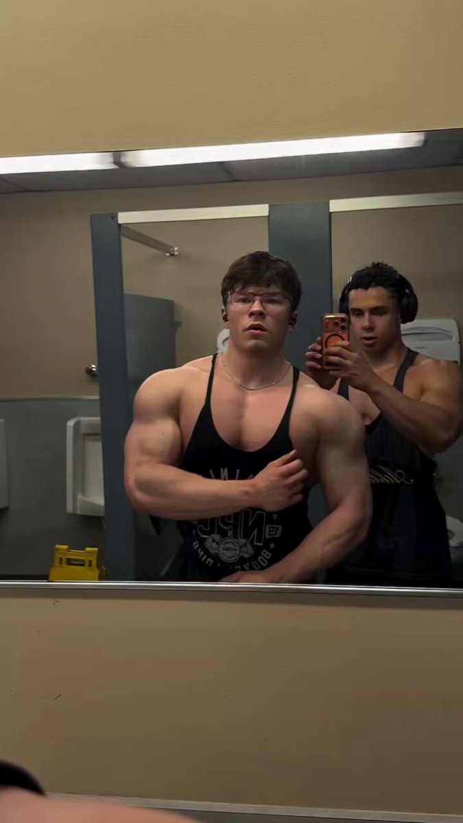 "I think the formula worked a little too well..." Your nerdy friend stammered, pulling off a jaw-dropping front double bicep that fills the entire mirror while you stare in total disbelief as how he already outgrew your years of gains in a couple seconds
