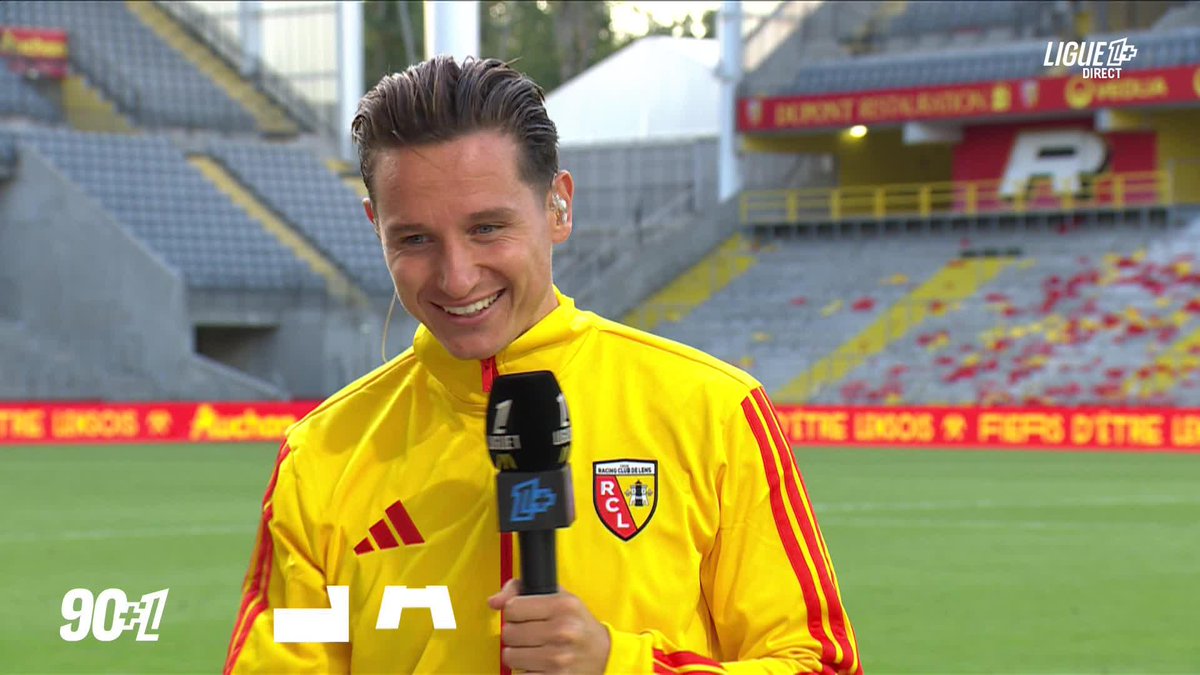 🗣️ Florian Thauvin : "Abou Diaby était mon voisin de vestiaire à l'OM" Moment sympa avec les retrouvailles entre Abou Diaby et Florian Thauvin ☺️ #RCLAJA