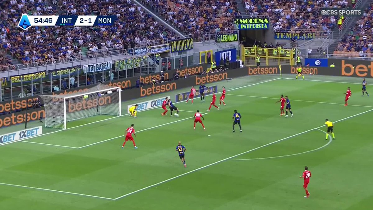 Pio Esposito that is OUTRAGEOUS ๐ฅ A beautifully improvised backheel finish increases Inter's lead vs. Monza ๐ Stream Serie A on Paramount+ ๐บ