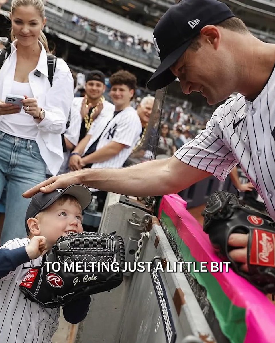 Gerrit Cole is not only the Yankees ace, but an All-Star father, too. ❤️