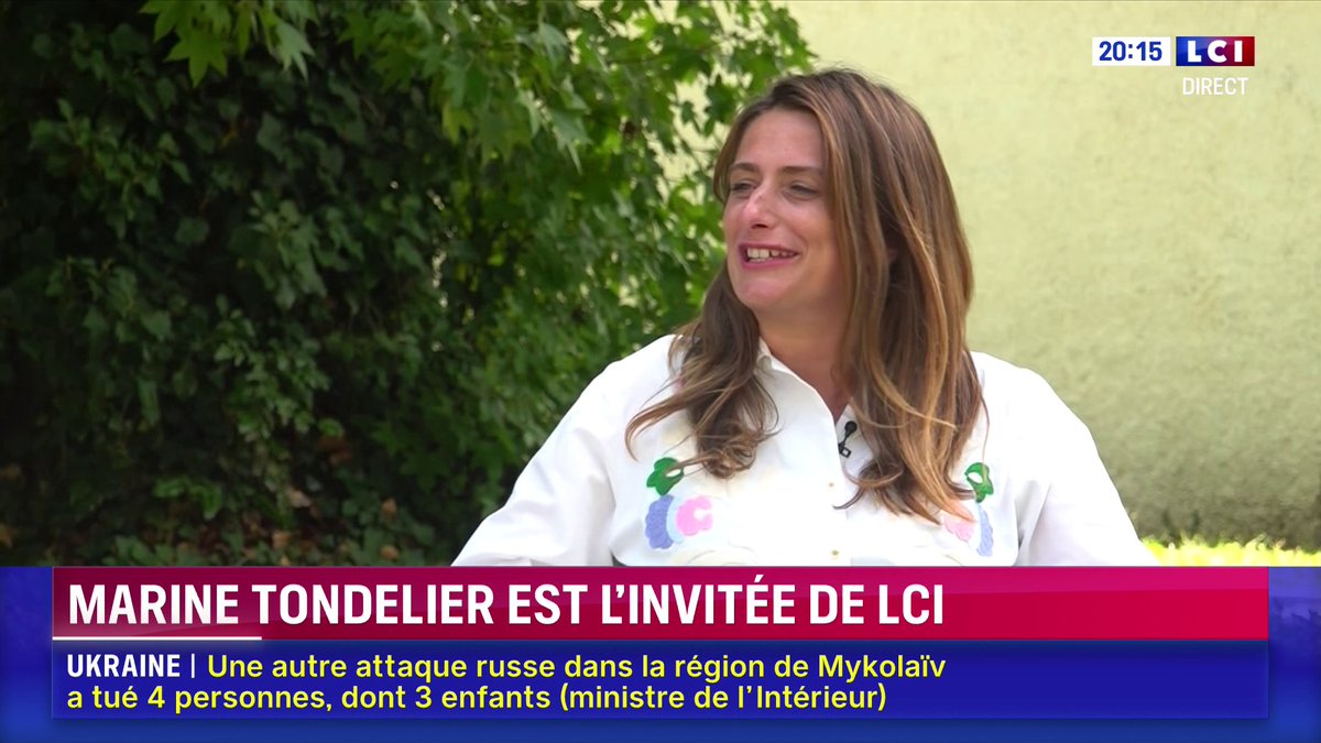 🗣️ "Personne ne gagnera seul à gauche. Moi mon sujet, c’est quel chemin de victoire peut se dégager", Marine Tondelier face à Darius Rochebin sur LCI