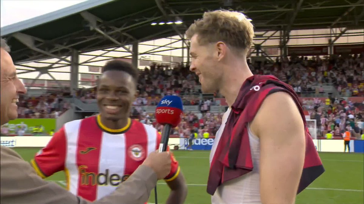 "Since my first day here everyone was really good with me" Mamadou Sangaré is buzzing after a stellar performance on his Premier League debut 😁