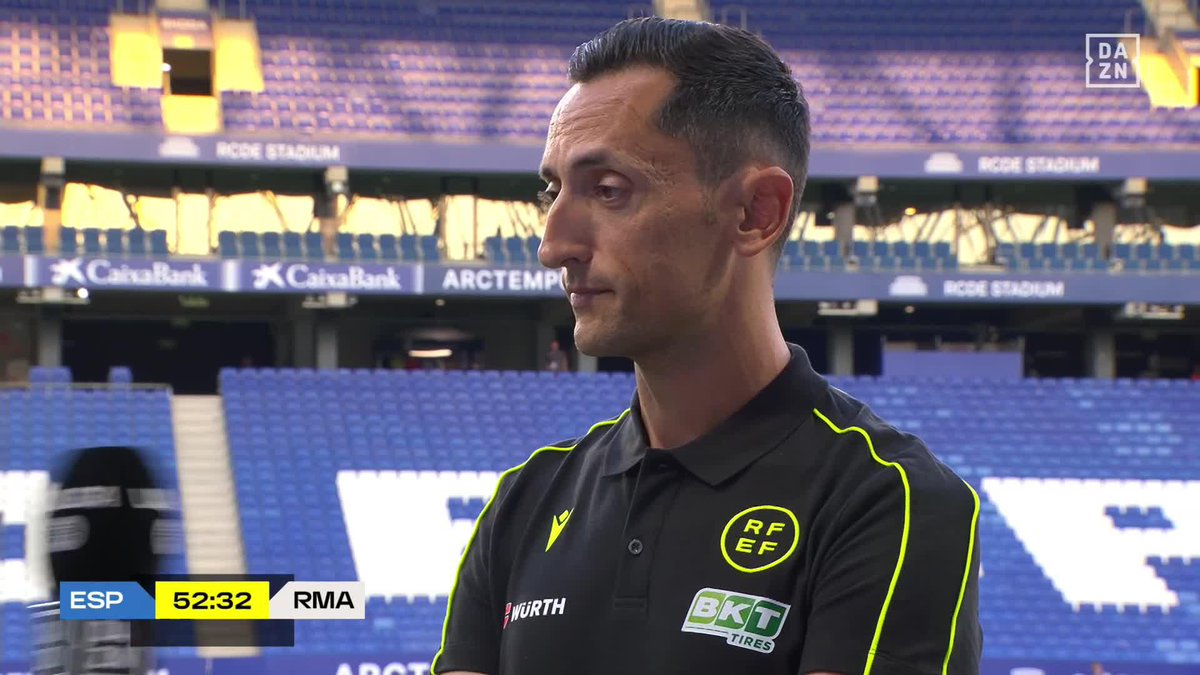 ¿Cómo se gestiona arbitrar un partido tan grande? José María Sánchez Martínez, en exclusiva en DAZN, antes de dirigir el RCD Espanyol 🆚 Real Madrid #LALIGAenDAZN ⚽