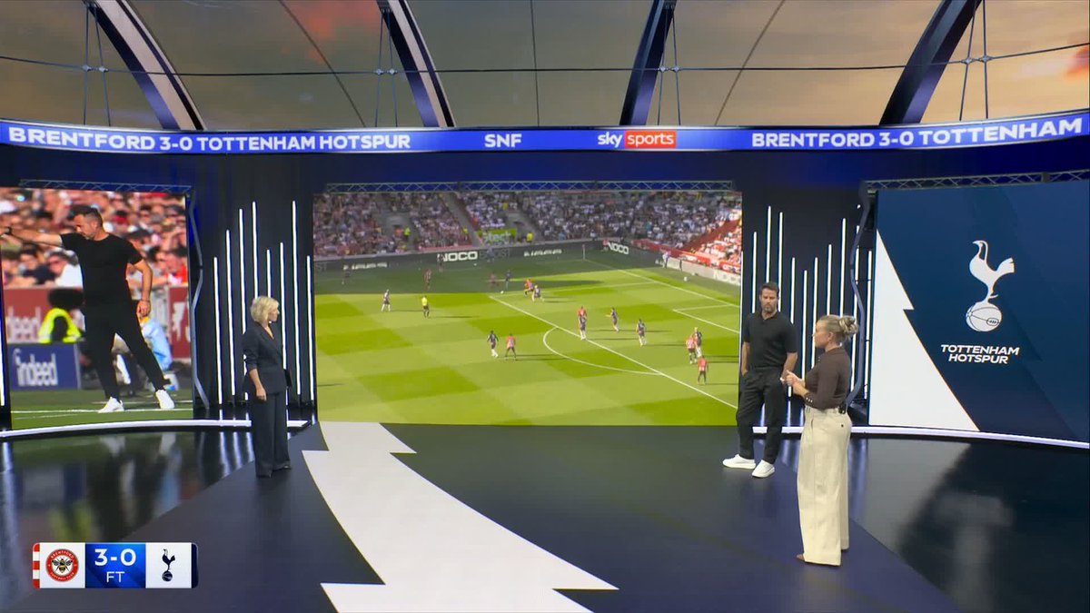 🗣️ "Gives it away too cheaply!" Izzy Christiansen and Jamie Redknapp take a look at how Spurs were 'sloppy' against Brentford 🤨