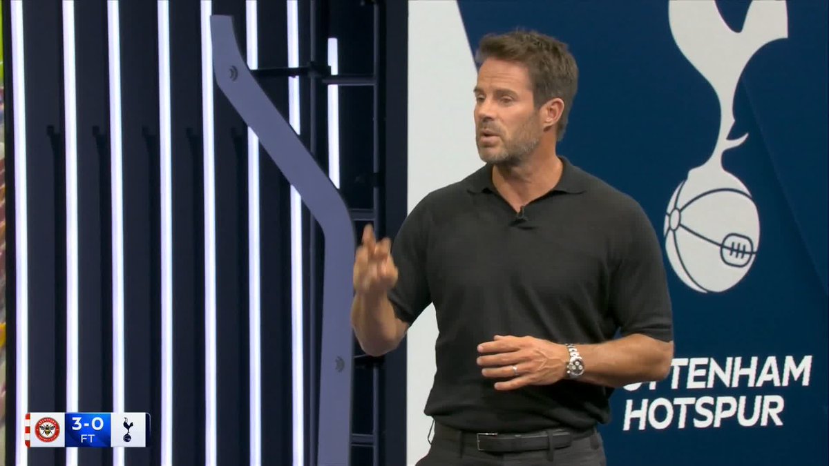 Jamie Redknapp says Roberto De Zerbi's Spurs team selection was poor against Brentford 👎