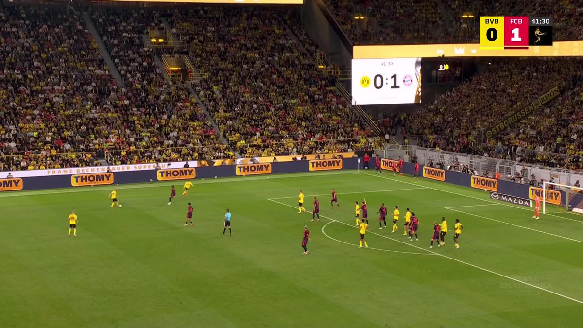 Abseits-Tor von Bensebaini! 😬 👉 Die Bundesliga LIVE auf SKY SPORT 📺📱🖥️ #BVBFCB #skybundesliga #bundesliga
