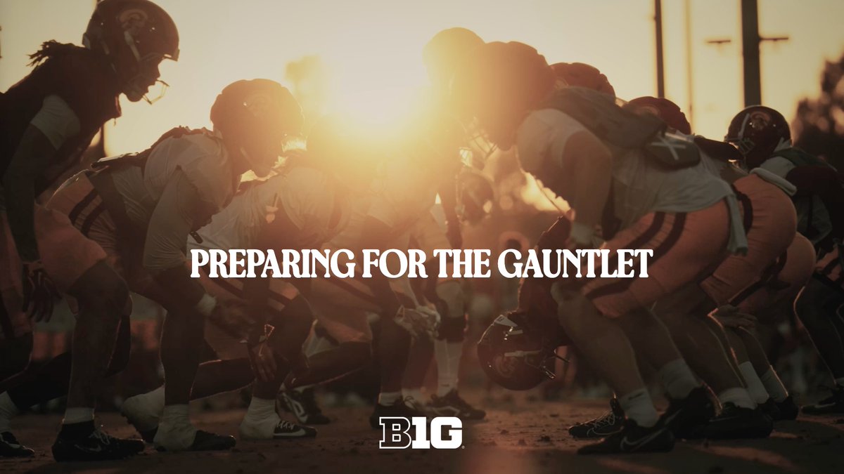 Preparing for the gauntlet. Are you ready for Big Ten Football?