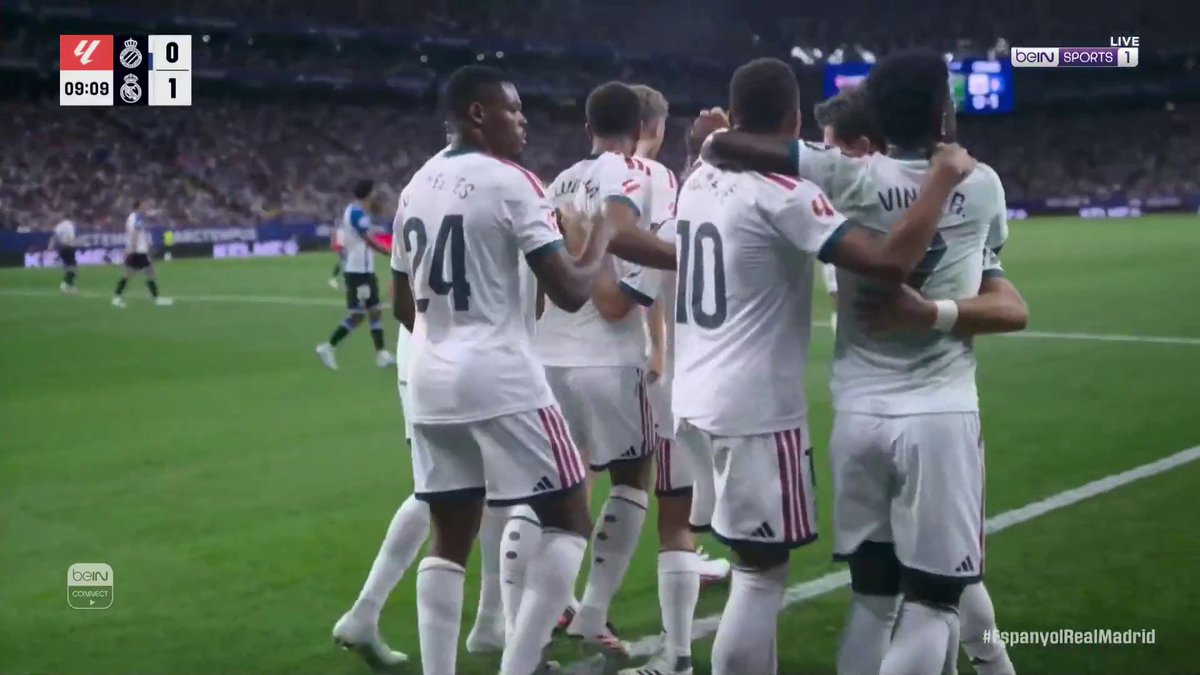 🔥 بداية موفقة لريال مدريد .. ⚽️ بيلينغهام يفتتح التسجيل مبكراً #الدوري_الإسباني