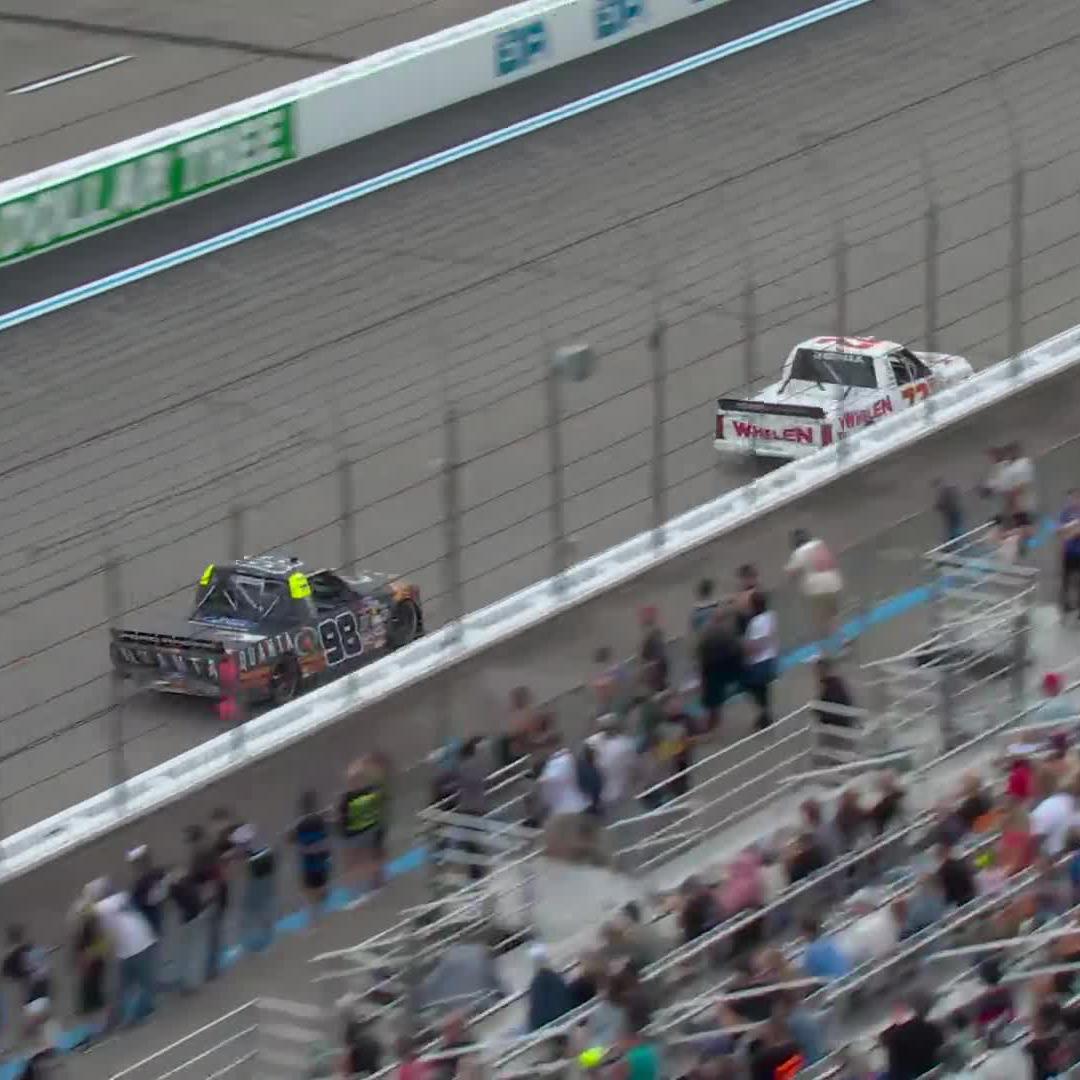 As the battle for the final spot in The Chase heats up, the caution flies at New Hampshire Motor Speedway.