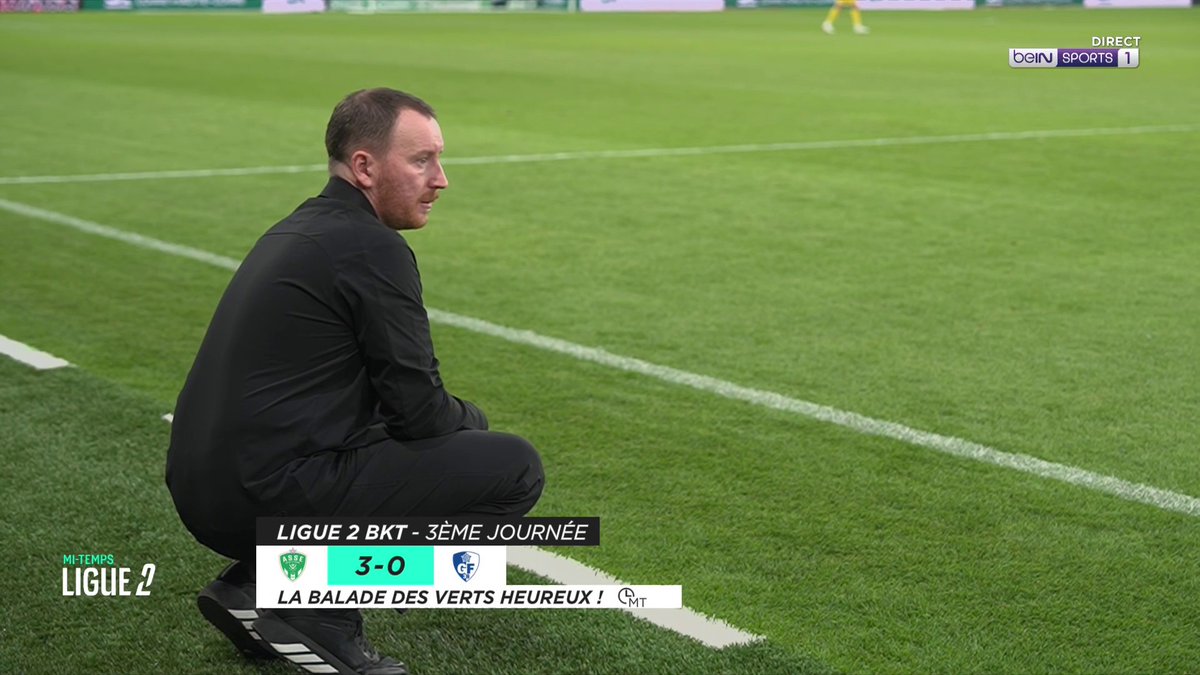 ⚽️ #Ligue2BKT « Sh*t up ! » 😳 Ian Cathro demande au public de Saint-Étienne de se taire lorsque des « Olé » descendent des tribunes ! 🏟 #beINLIGUE2