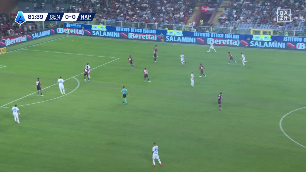 🤩 | Kevin De Bruyne libère le Napoli à 10 minutes de la fin de la rencontre 👀🚀 Suivez la rencontre en direct sur DAZN. 📲