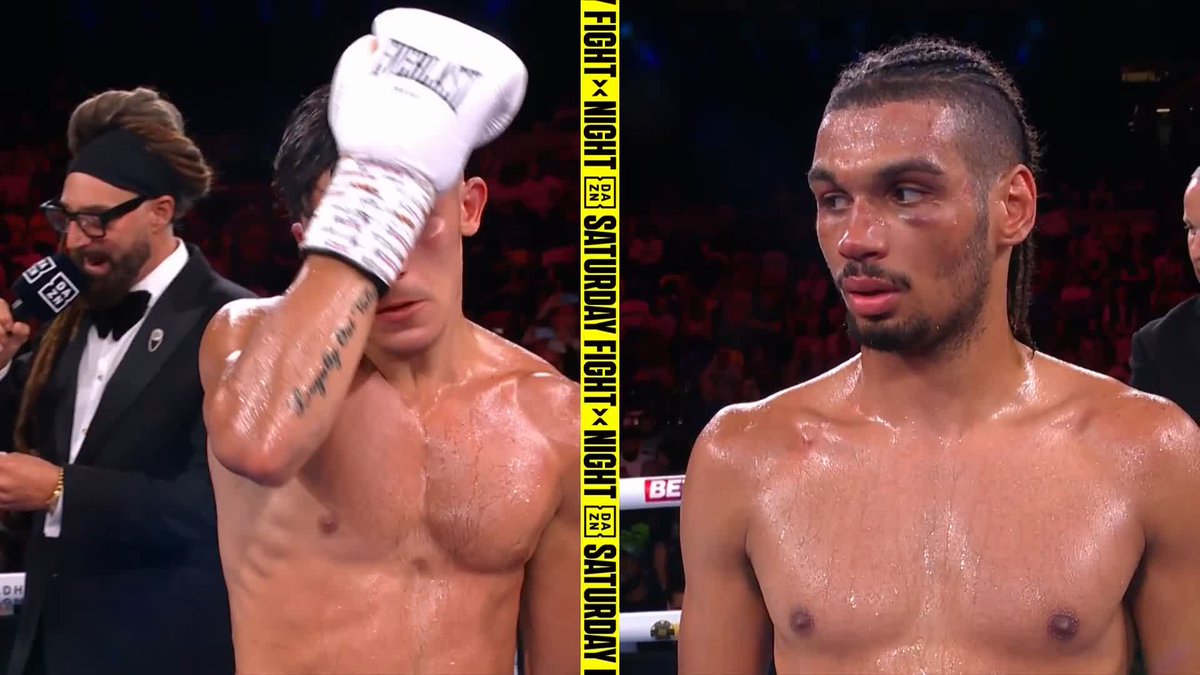 WE HAVE A SPLIT DRAW 😯 📝 97-93 Gordon, 96-94 Buttigieg, 95-95 #ButtigiegGordon | DAZN | #LiddardMorello