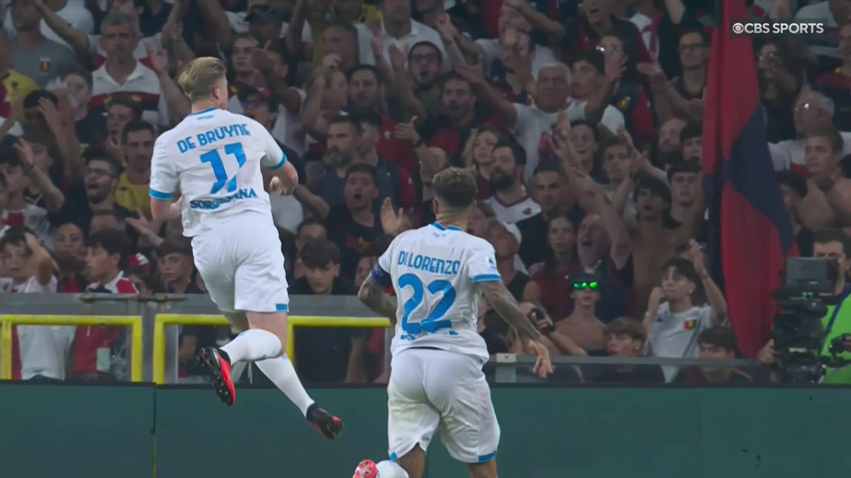 Kevin De Bruyne off the bench and on the scoresheet😤 The Belgium legend battles and gives Napoli the late lead over Genoa 🔥 Stream Serie A on Paramount+ 📺
