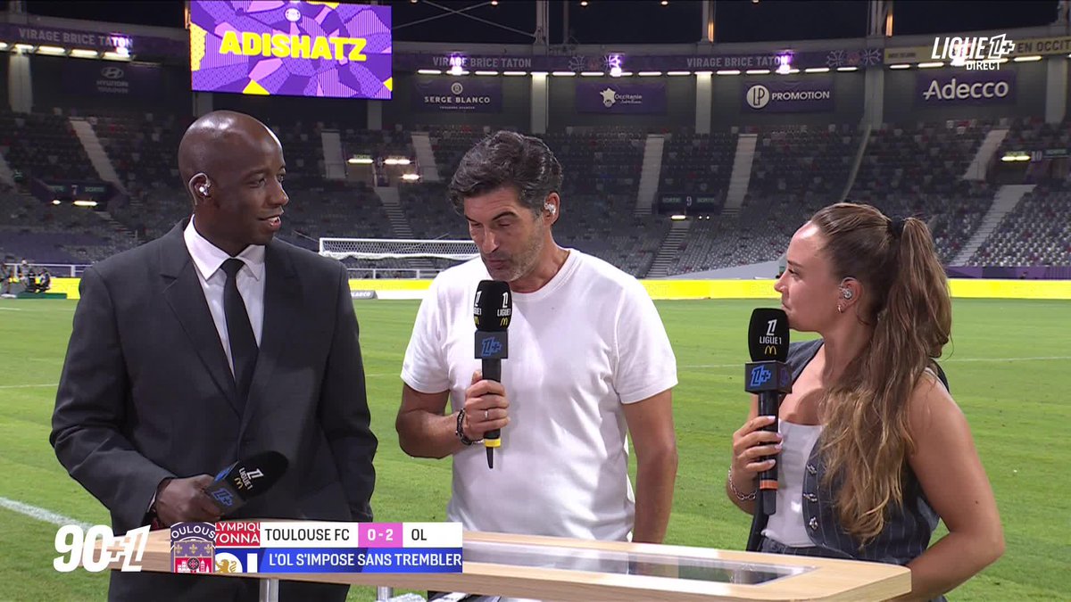 🗣️ Paulo Fonseca : "Avant le match, tout le monde pensait que j'étais fou. La réponse a été magnifique, c'est la victoire des joueurs." L'entraîneur de l'Olympique Lyonnais est très fier de ses choix ce soir. #TFCOL