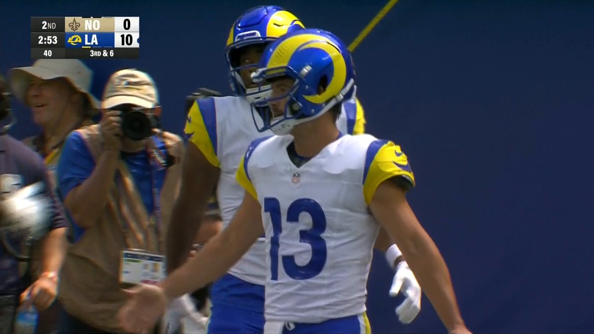 Stetson Bennett IV had the home crowd on their feet for this Los Angeles Rams TD 💪
