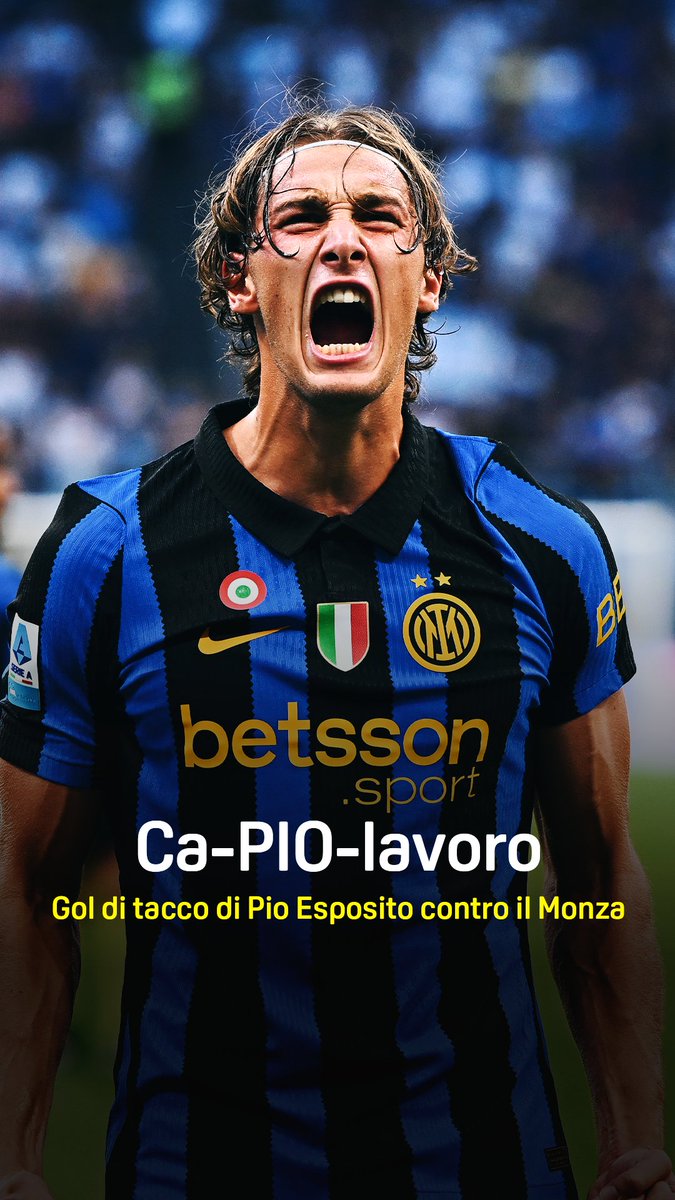 Ca-PIO-lavoro 🤩 Esposito lo fa DI TACCO contro il Monza ⚽ #PioEsposito #InterMonza #SerieAEnilive #DAZN