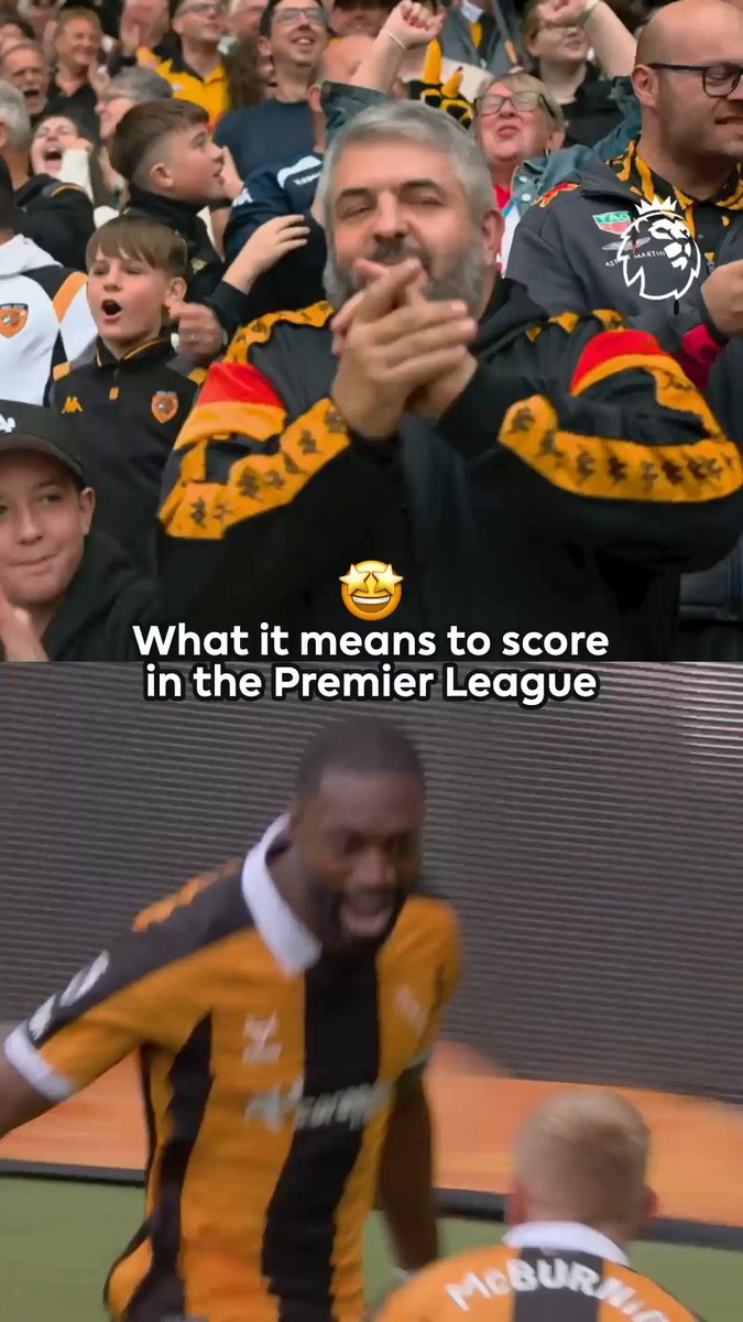 🧡 Hull City are back celebrating goals in the Premier League