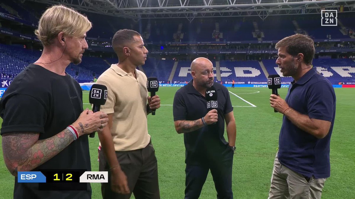 🗣️ "Echar a un jugador por una situación de esas creo que es exagerado" Manolo González, entrenador del RCD Espanyol, y la posible segunda amarilla a Vinicius #LALIGAenDAZN ⚽