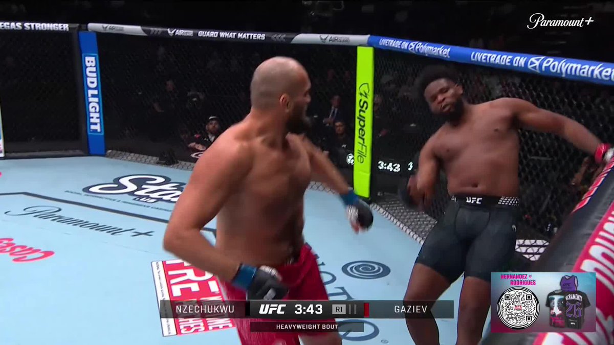 SHAMIL HAS SERIOUS POWER 🤩 What a knockout! [ #UFCSacramento | LIVE on @ParamountPlus ]