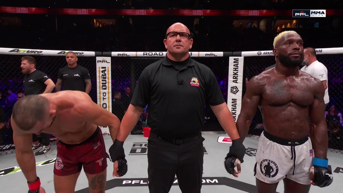 Dakota Bush defeats Morquez Forest in a THRILLER 😱 Winner by split decision. #PFLTampa presented by @visitspc | 📺Prelims LIVE NOW on the ESPN App | Main Card 9PM EST on ESPN