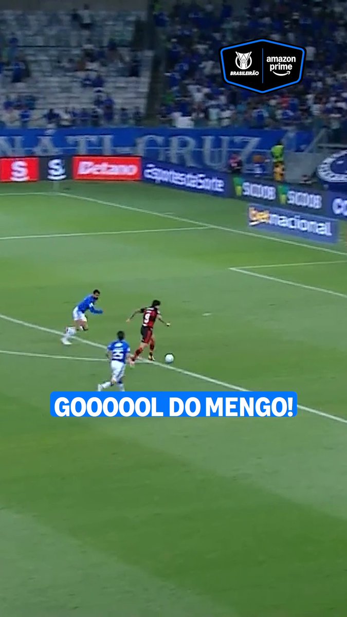 O gol de Pedro! Cruzeiro 0x1 Flamengo! 🎥 Prime Video Sport Brasil
