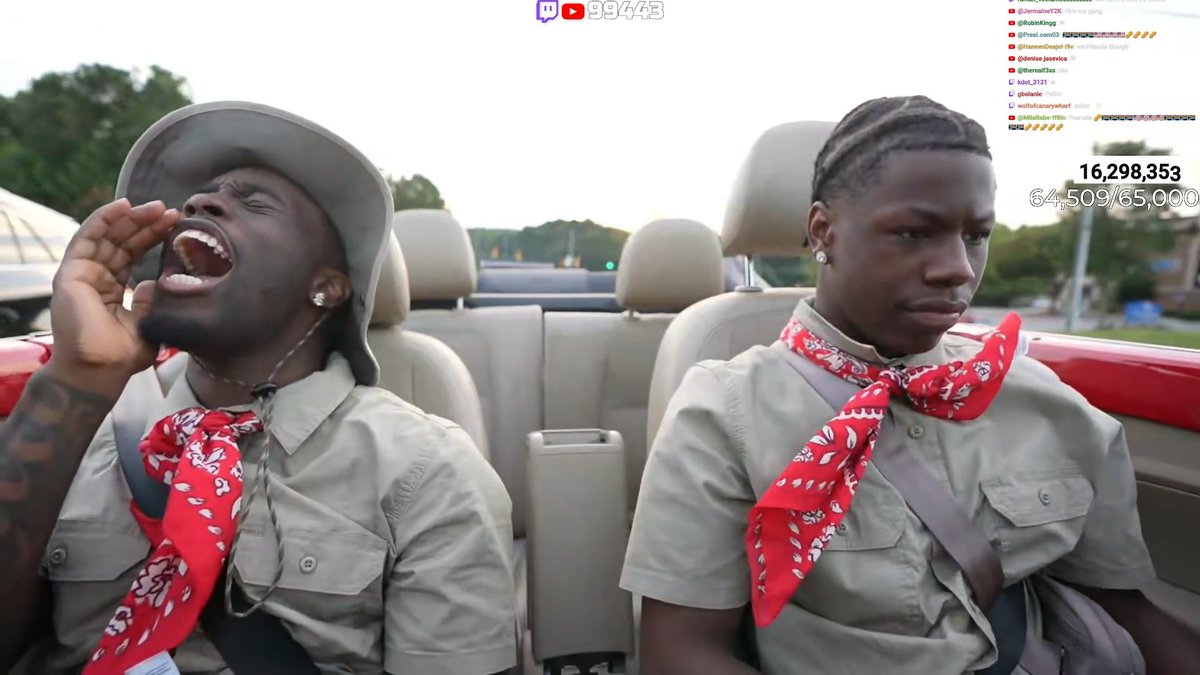 Kai Cenat was PUMPED after Peller, the popular African streamer gifted him 500 Subs 😭 Kai then hinted at a COLLΑB with Peller next week 👀 “Peller is my guy, we gotta collab.” 🥺
