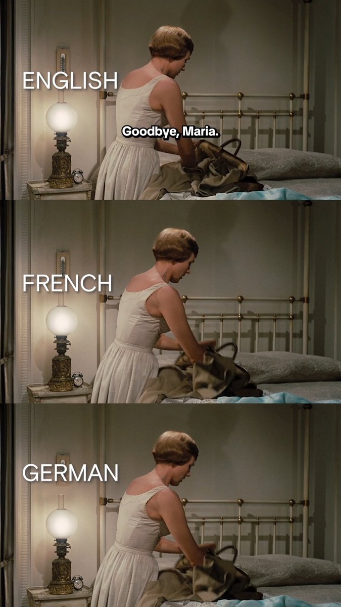 One of the Baroness' most iconic lines... in English, French and German! 👋