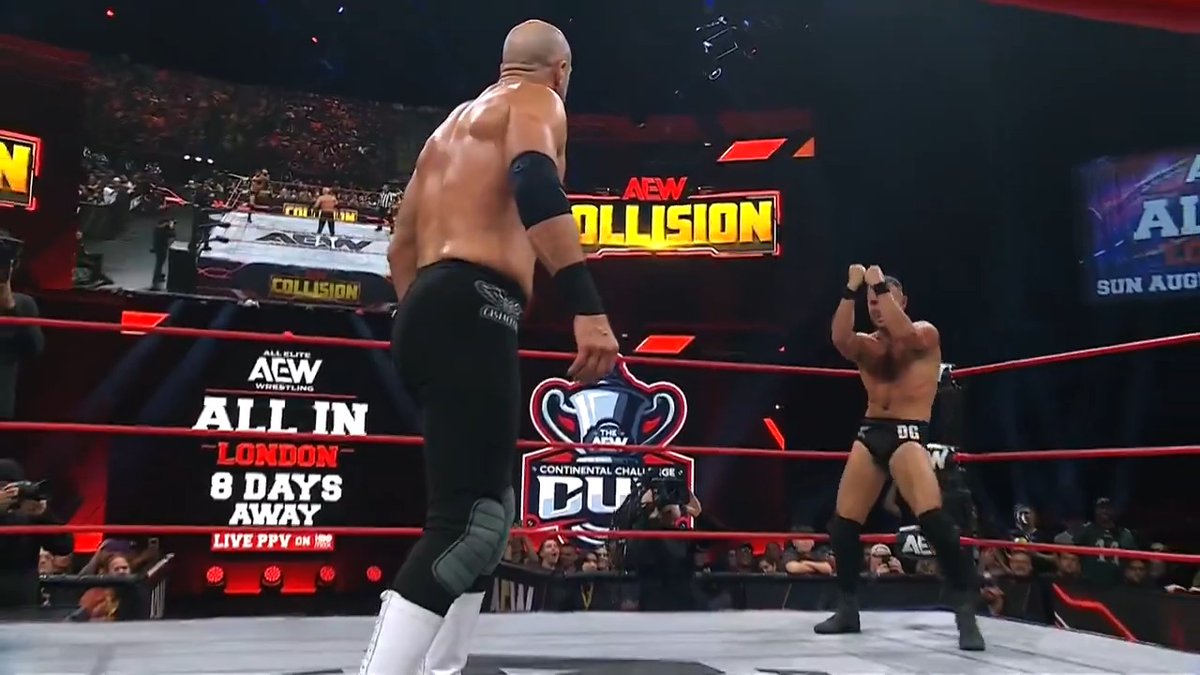 DANIEL GARCIA BROUGHT BACK HIS DANCE FOR ONE NIGHT ONLY AGAINST CLAUDIO CASTAGNOLI.